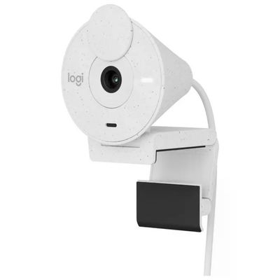 Logitech Brio 300 Webcam Full HD 1080p USB-C Bianca
