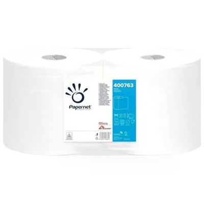 Papernet 400763 Bobine Asciugatutto Industriali, 2 Veli, 2 Rotoli da 292 m