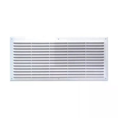 LAVENTILAZIONE La Ventilazione AR5023B Griglia di Ventilazione Bianca 500 × 227 mm con Rete Antinsetti