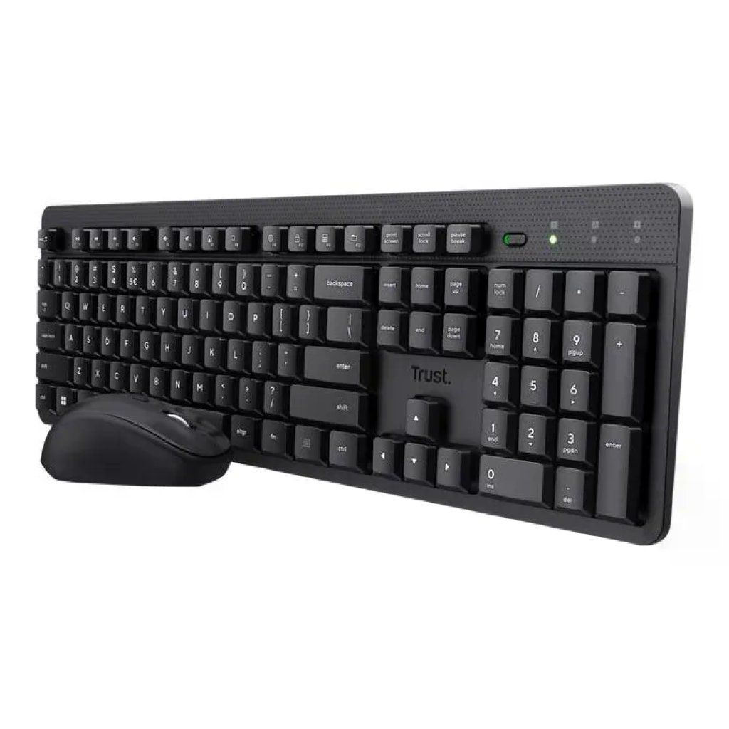 Trust Ody II Tastiera Mouse Incluso QWERTY Italiano Nero Trust Ody II Tastiera Mouse Incluso QWERTY Italiano Nero