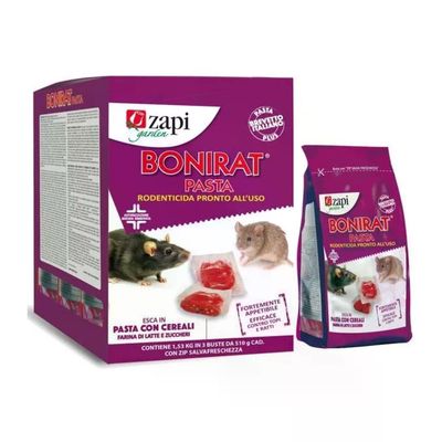 ZAPI GARDEN ZAPI esca topi Bonirat Pasta plus Biocida g 1500 zapi