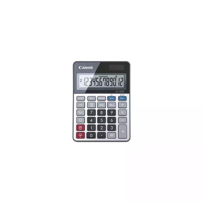 Canon LS-122TS Calcolatrice da Tavolo Grigia, 12 Cifre