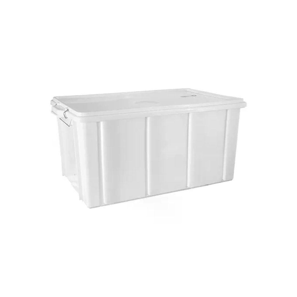 Giganplast GPS455400 Cassetta per Alimenti con Coperchio 20 L, 40x30x22 cm, Bianca