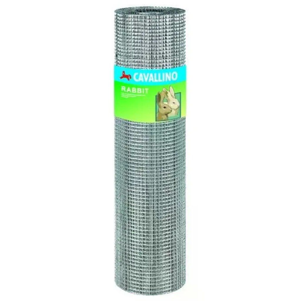 Vigor-Blinky Rete Rabbit Zincata 19 x 19 mm, Filo 1,30 mm, Altezza 100 cm Vigor-Blinky Rete Rabbit Zincata 19 x 19 mm, Filo 1,30 mm, Altezza 100 cm