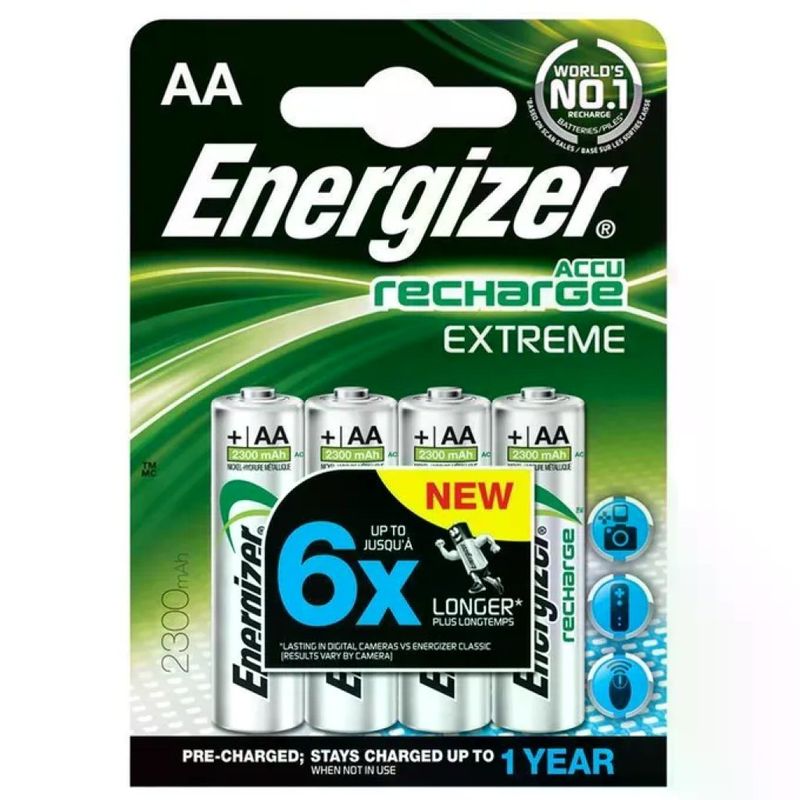 Energizer Pila Stilo-aa-ricar. 2300mah Conf.4
