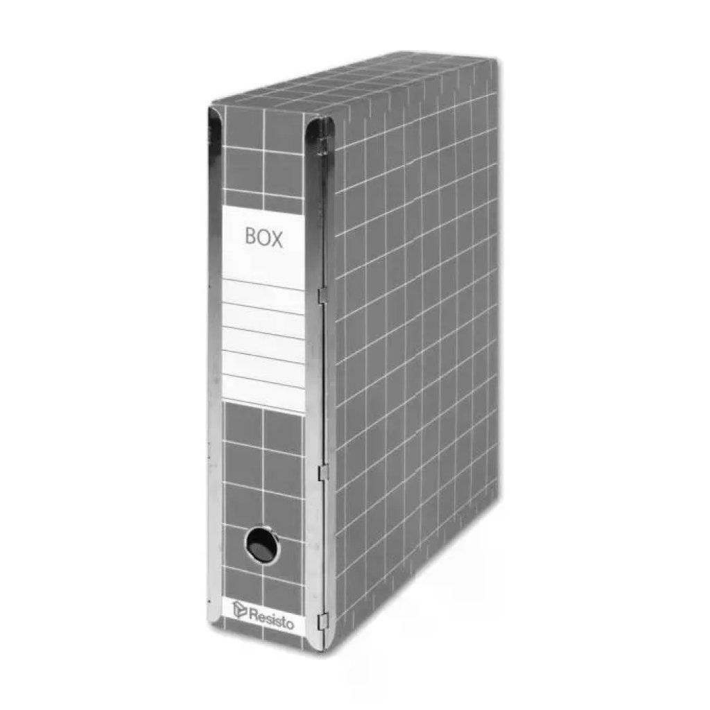 RESISTO Scatola Archivio Box4 Grigia RESISTO Scatola Archivio Box4 Grigia