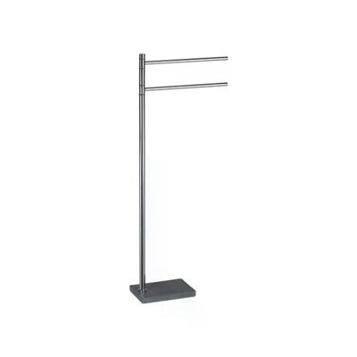 GEDY Tania TA3108 – Piantana porta asciugamani a 2 bracci, grigia