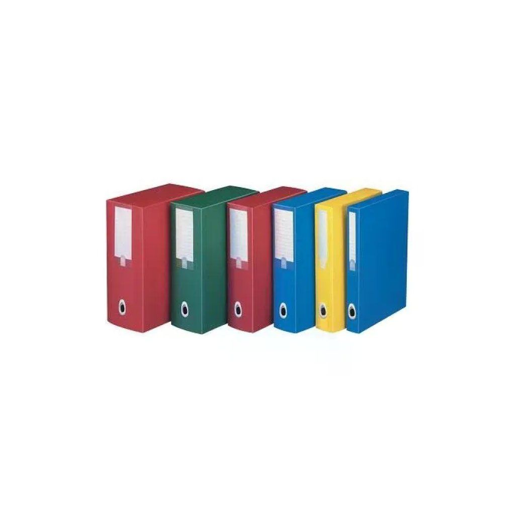 Fellowes Progetto Plus Scatola Portadocumenti A4 Gialla, Dorso 10 cm