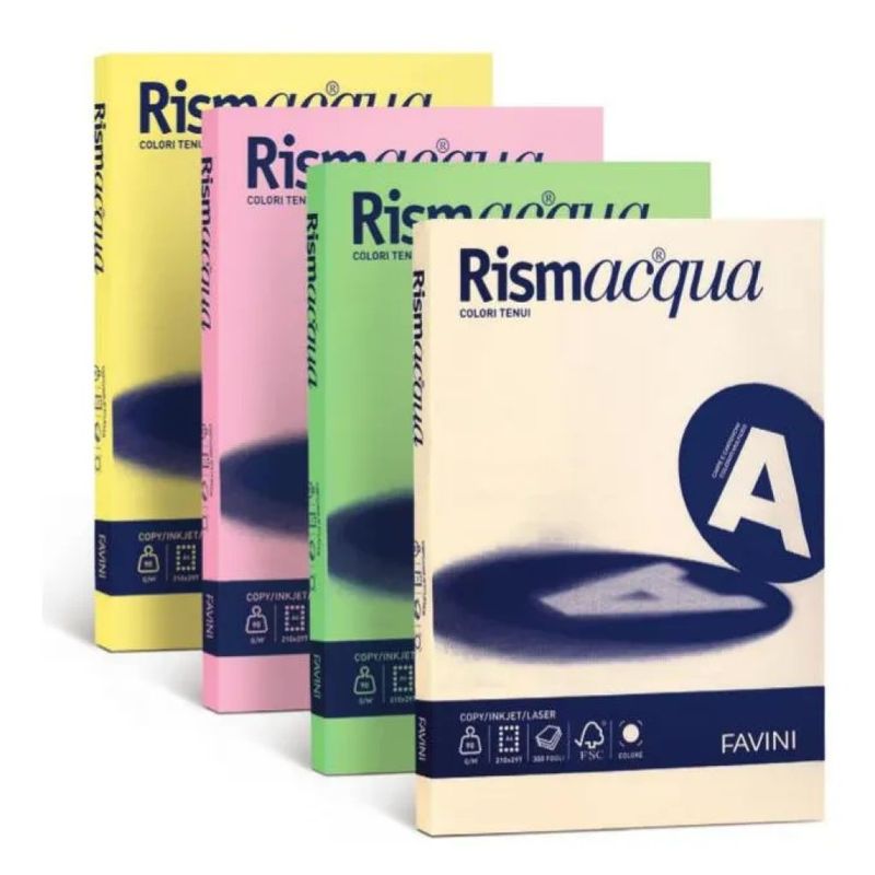 CARTOTECNICA FAVINI Favini Rismacqua A4 Avorio 110 – 300 fogli, 90 g/m²