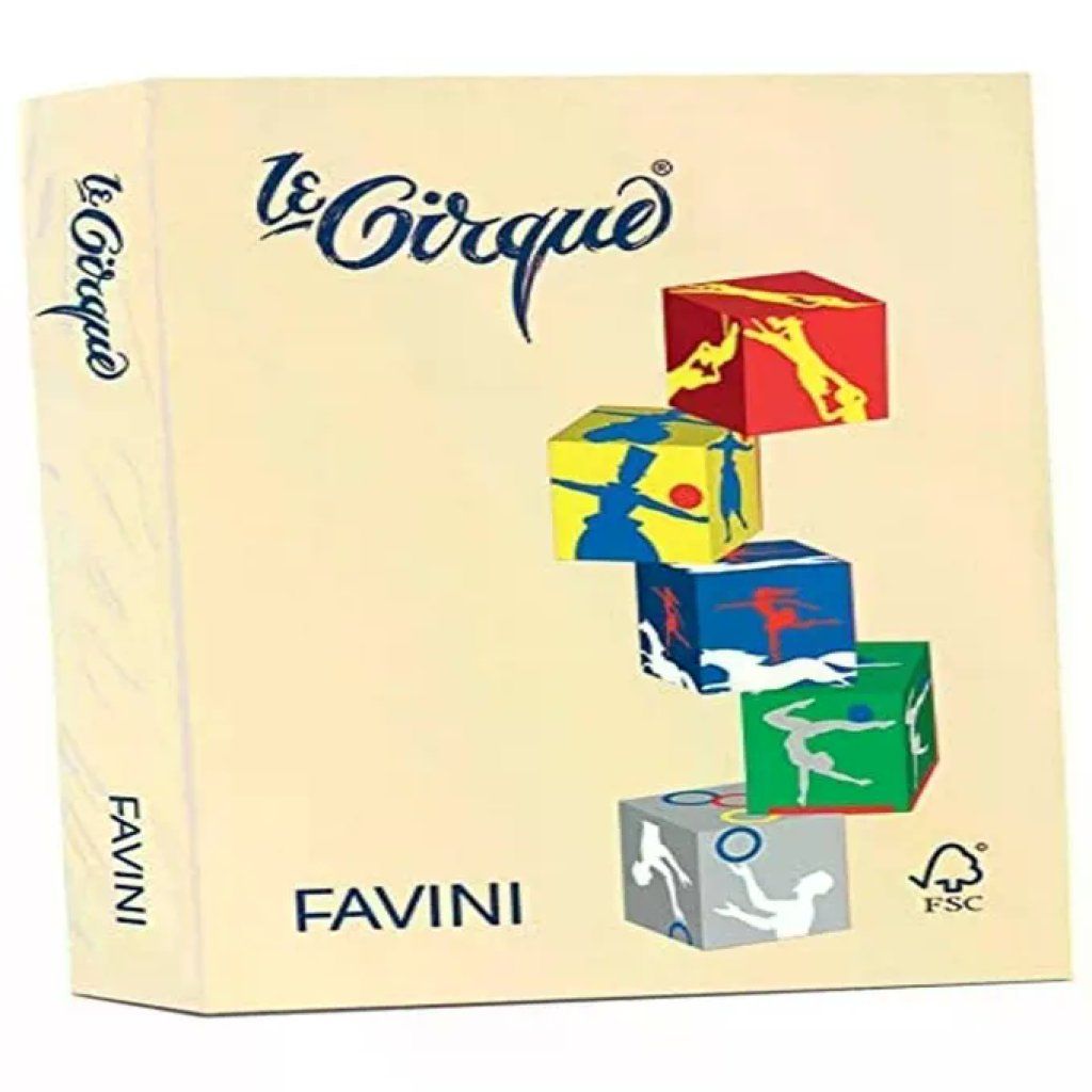 CARTOTECNICA FAVINI Favini Le Cirque Carta Colorata A4 Giallo Pastello, 80 g/m², 500 Fogli CARTOTECNICA FAVINI Favini Le Cirque Carta Colorata A4 Giallo Pastello, 80 g/m², 500 Fogli