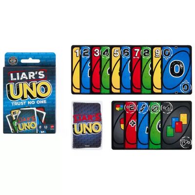 Mattel UNO Liars JLH43 – Gioco di carte con bluff