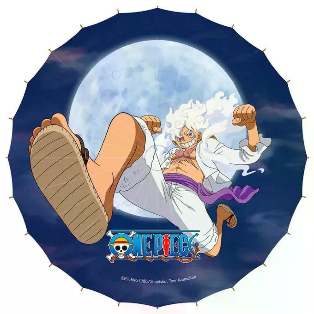 SAKAMI MERCHANDISE Ombrello Parasole Wagasa One Piece con Monkey D. Luffy e Yamato – Sakami Merchandise