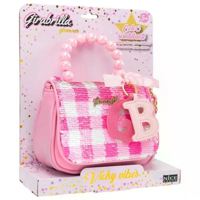 Girabrilla Vichy Vibes – Borsetta Fucsia per Bambine