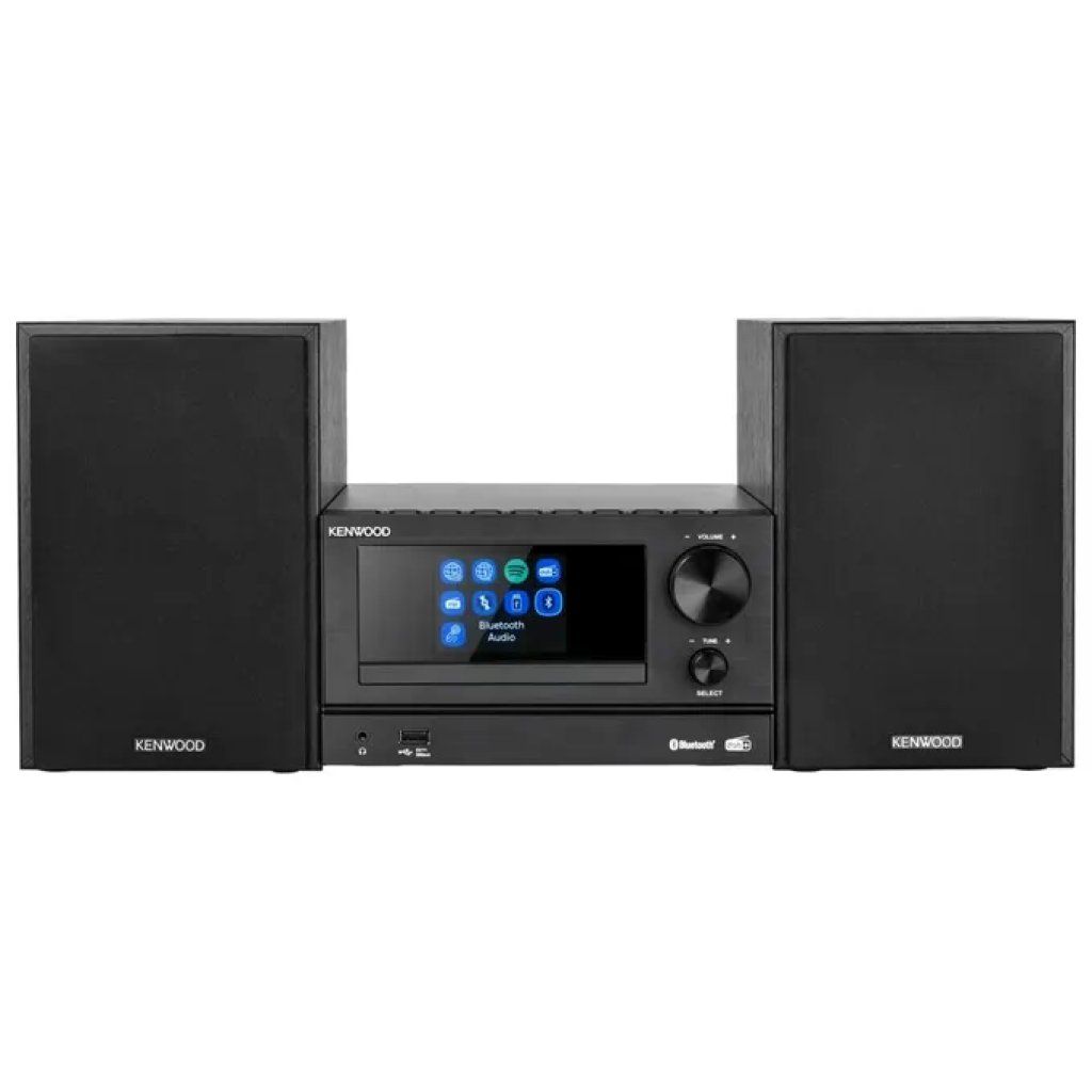 Kenwood M-7000S Micro Hi-Fi 30 W con CD, DAB+, Wi-Fi e Bluetooth - Nero
