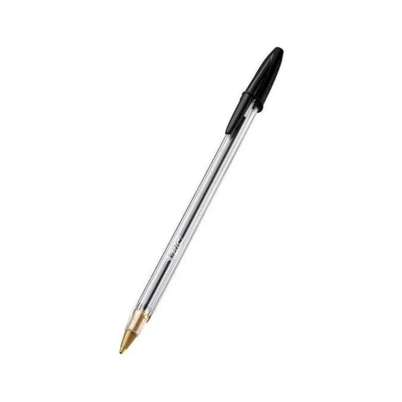 BIC Cristal Large – Confezione da 50 penne nere