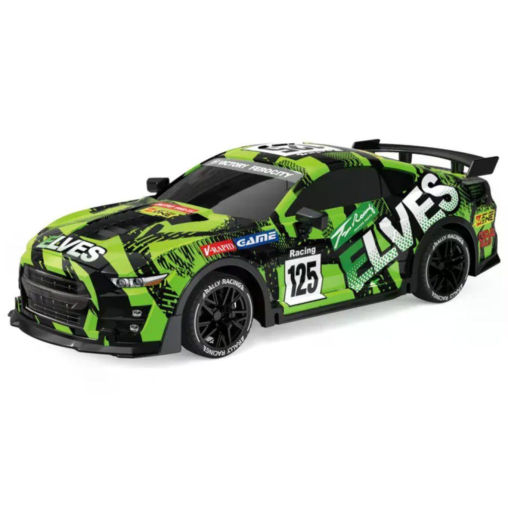 RE.EL TOYS Flash Racer Auto Radiocomandata Verde 1:16