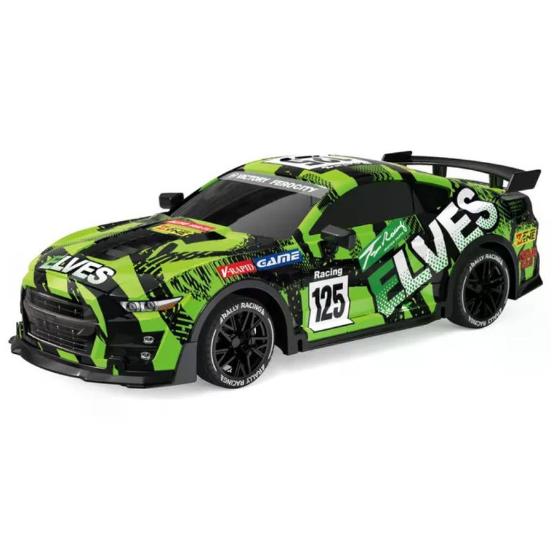RE.EL TOYS Flash Racer – Auto radiocomandata verde 1:16