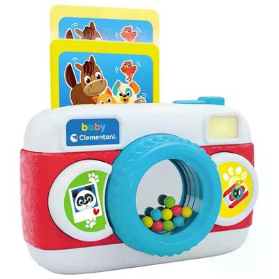 Clementoni Baby Camera New – Macchina fotografica giocattolo con suoni e luci