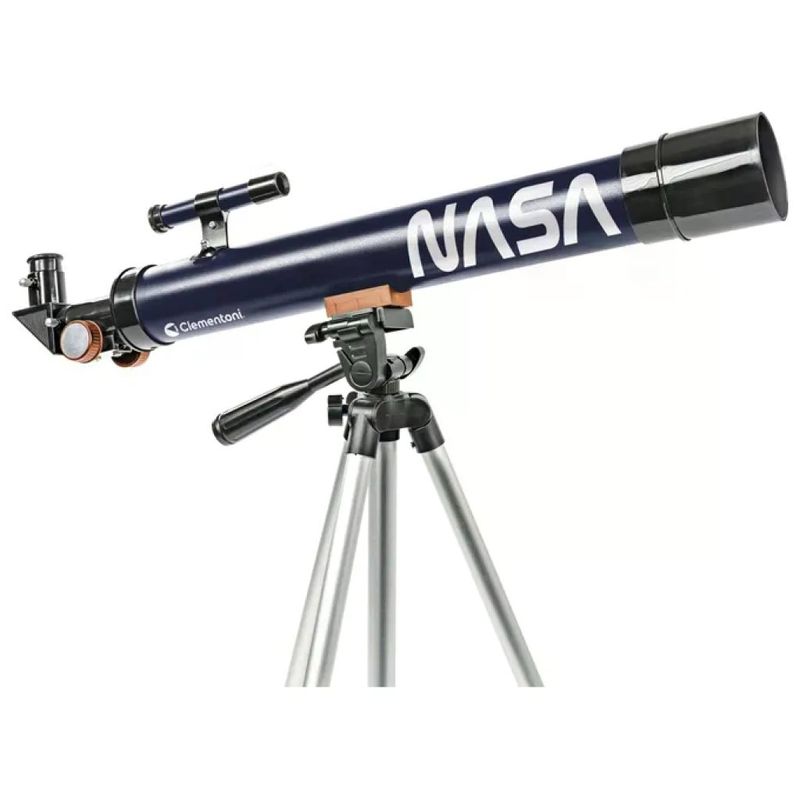 Clementoni 19297 Scienza e Gioco Telescopio Rifrattore 50 mm con Oculari 6 mm e 12 mm Lente di Barlow 3X