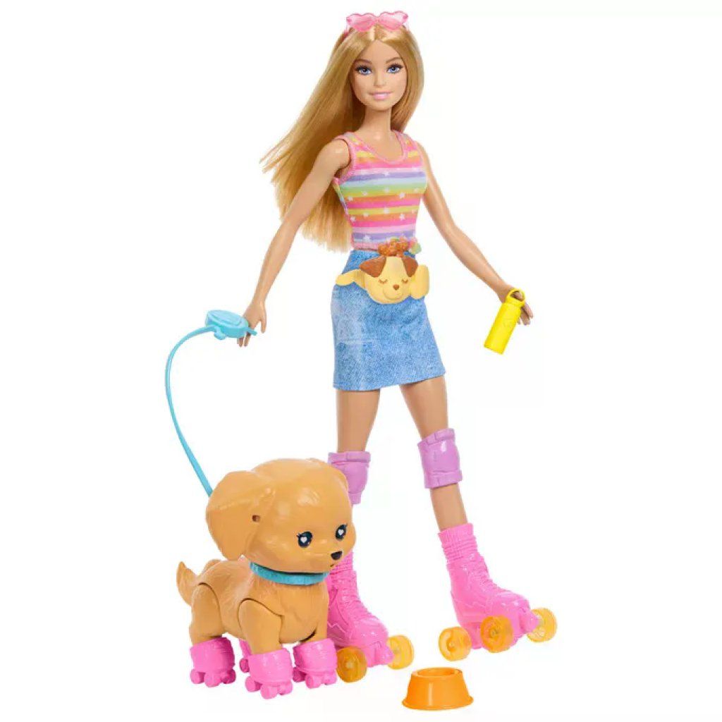 Barbie JMJ44 Pattinatrice con Cucciolo e Accessori