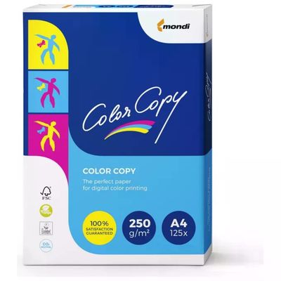 Mondi Color Copy Carta A4 Bianca 250 g/m², 125 Fogli