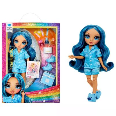 Rainbow High Junior High Skyler – Bambola PJ Party 22 cm con Accessori Rainbow High Junior High Skyler – Bambola PJ Party 22 cm con Accessori