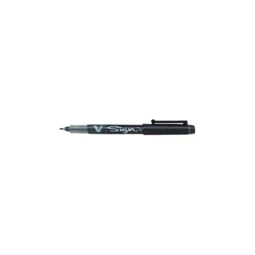 Pilot V Sign Pen Pennarello a Punta in Fibra Nero – 12 pezzi Pilot V Sign Pen Pennarello a Punta in Fibra Nero – 12 pezzi