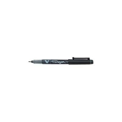 Pilot V Sign Pen Pennarello a Punta in Fibra Nero – 12 pezzi