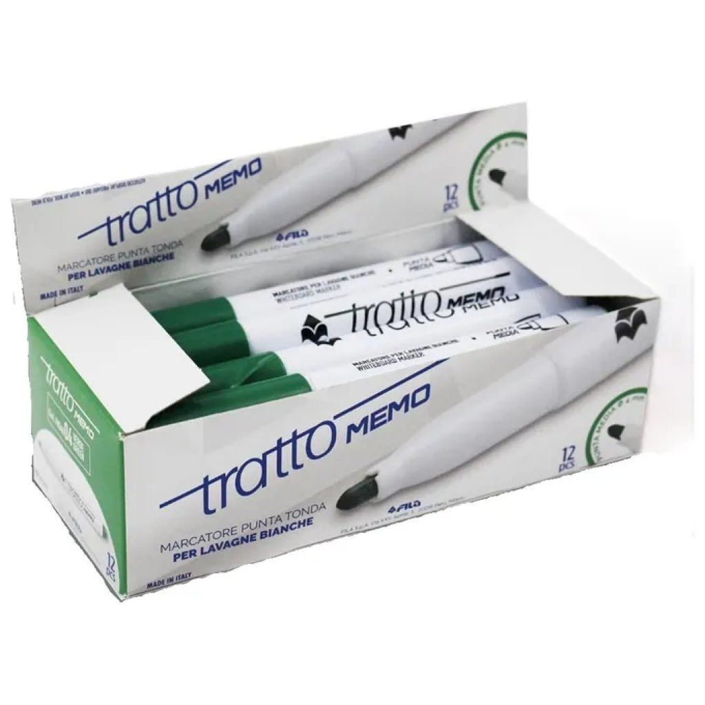 TRATTO Memo Green – Confezione da 12 marcatori verdi TRATTO Memo Green – Confezione da 12 marcatori verdi