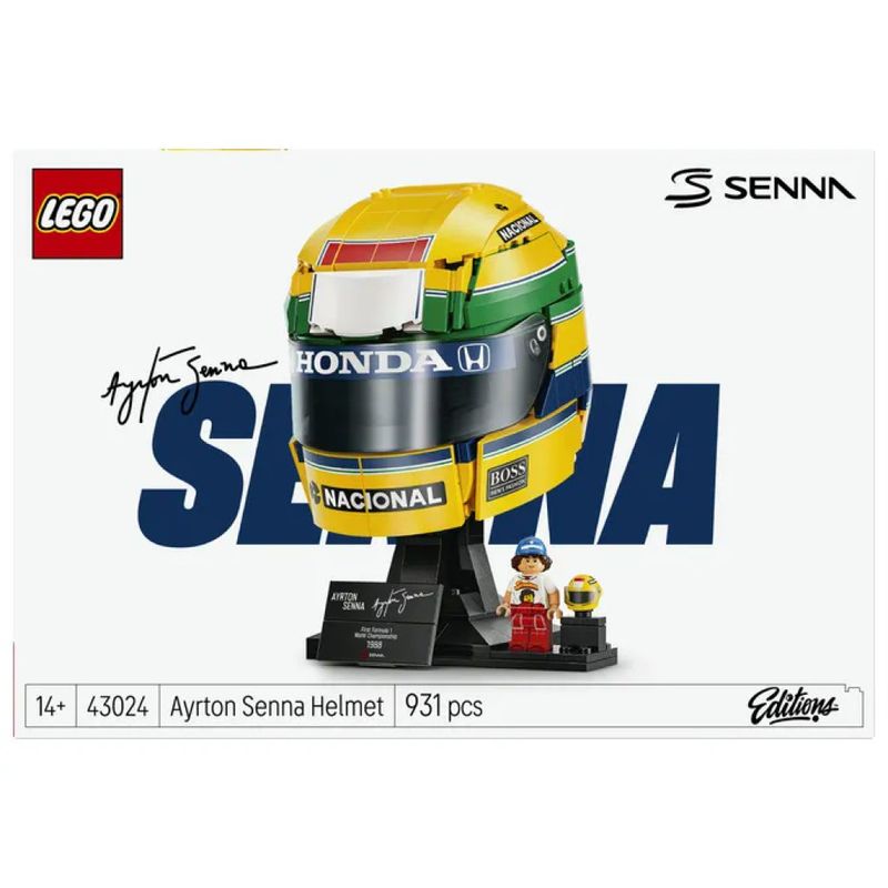 Lego 43024 Casco Ayrton Senna Set da Costruzione 931 Pezzi colore Multicolore