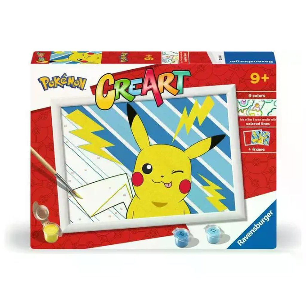 Ravensburger CreArt Pokémon Pikachu – Kit di pittura