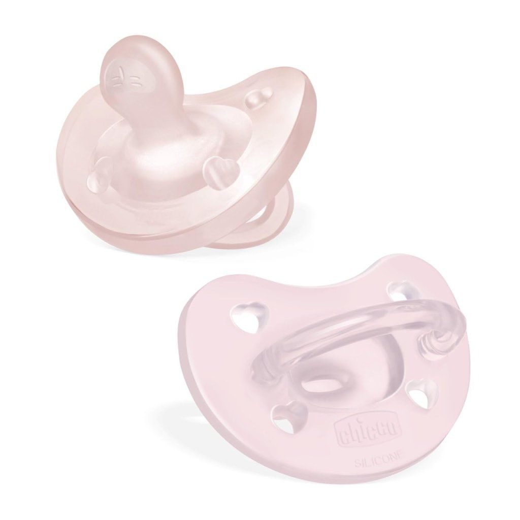 Chicco PhysioForma Soft Gommotto Rosa 2-6 Mesi, 2 Pezzi