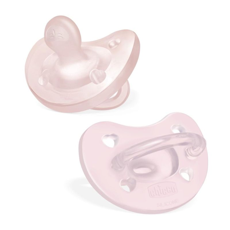 Chicco PhysioForma Soft Gommotto Rosa 2-6 Mesi, 2 Pezzi Chicco PhysioForma Soft Gommotto Rosa 2-6 Mesi, 2 Pezzi