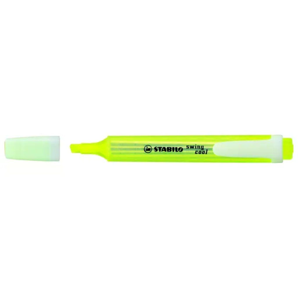 STABILO Swing Cool Evidenziatori Gialli, Confezione da 10 STABILO Swing Cool Evidenziatori Gialli, Confezione da 10