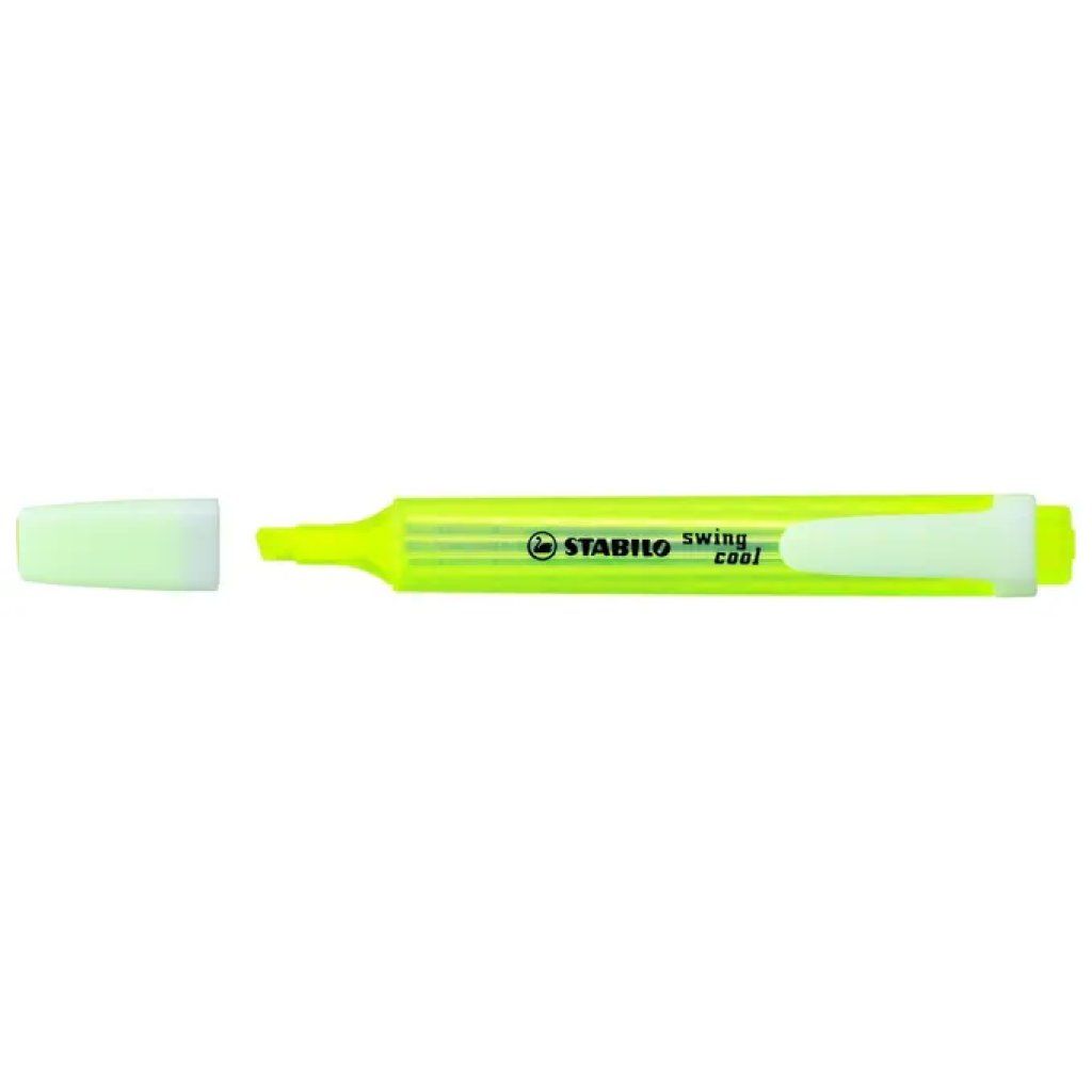 STABILO Swing Cool Giallo – Confezione da 10 Evidenziatori