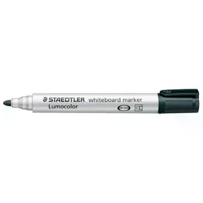 Staedtler Lumocolor 351 – Set da 10 marcatori neri per lavagna bianca