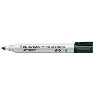 Staedtler Lumocolor 351-9 – Set di 10 marcatori neri per lavagna bianca