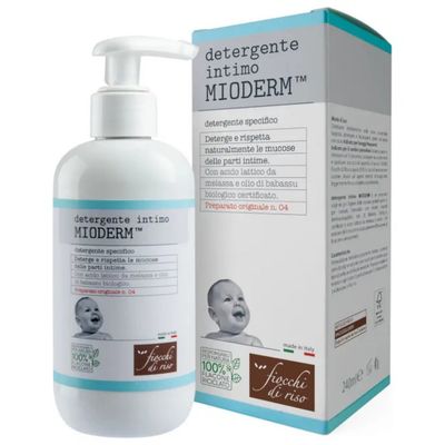 Fiocchi di Riso Mioderm Detergente Intimo Neonato, 2 x 240 ml