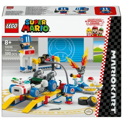 LEGO Super Mario Kart – Officina di Toad, set da 390 pezzi