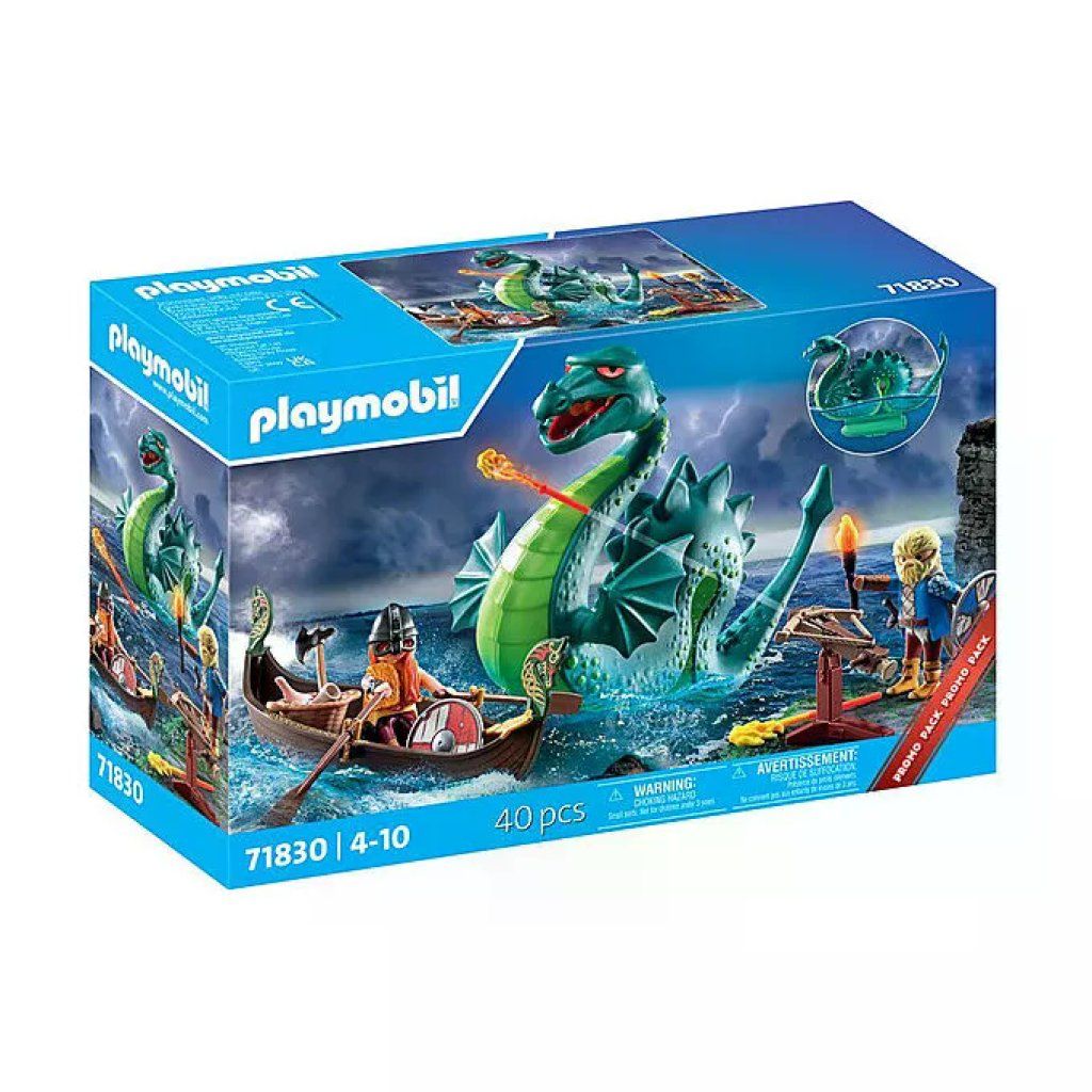 PLAYMOBIL 71830 Set Vichinghi con Mostro Marino