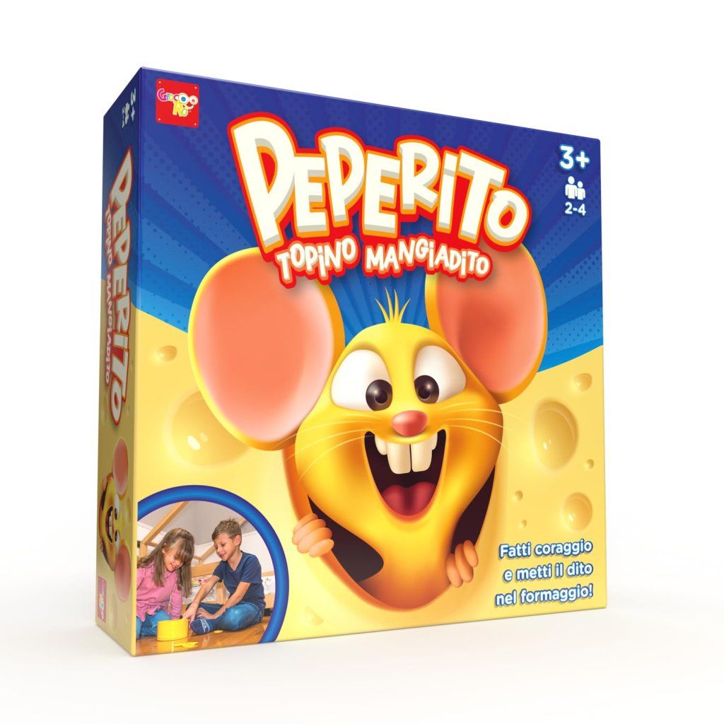 ROCCO GIOCATTOLI Peperito Topino Mangiadito – Gioco da tavolo