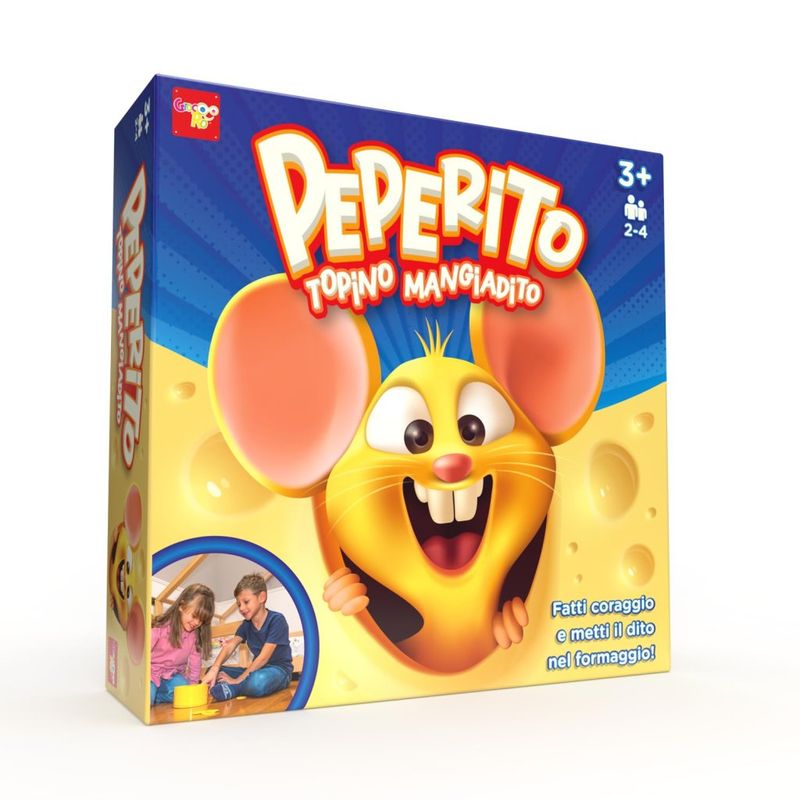 ROCCO GIOCATTOLI Peperito Topino Mangiadito – Gioco da tavolo per bambini