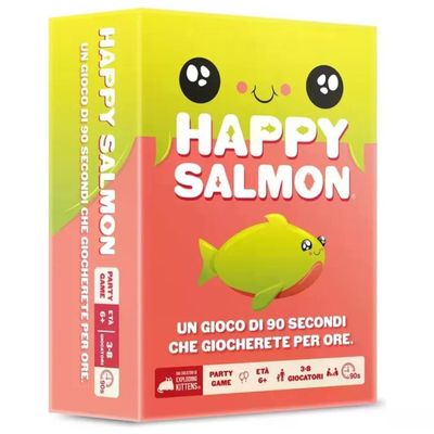 Asmodee Happy Salmon – Gioco di carte party per 3-8 giocatori, dai 6 anni Asmodee Happy Salmon – Gioco di carte party per 3-8 giocatori, dai 6 anni