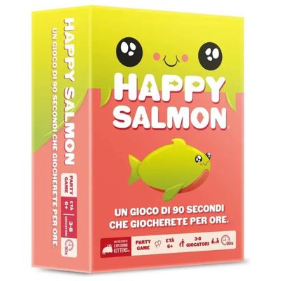 ASMODEE Happy Salmon – Gioco Party da Tavolo, 3-8 Giocatori, 6+
