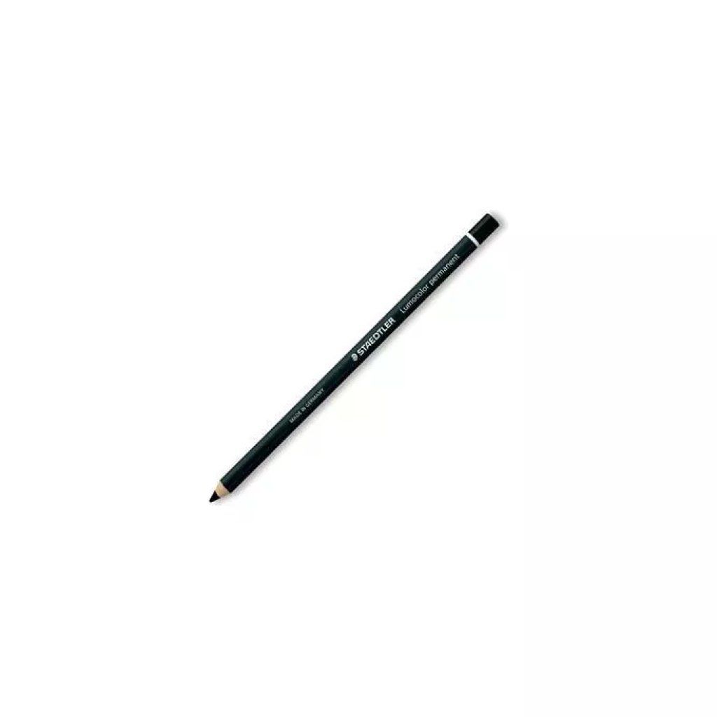 Staedtler Glasochrom – Confezione da 12 matite permanenti nere