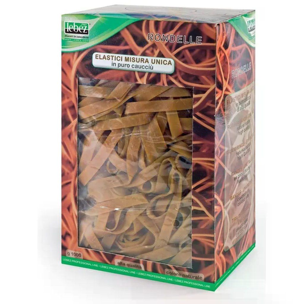 Lebez Elastici in Scatola, 1 kg, 180 × 9 mm