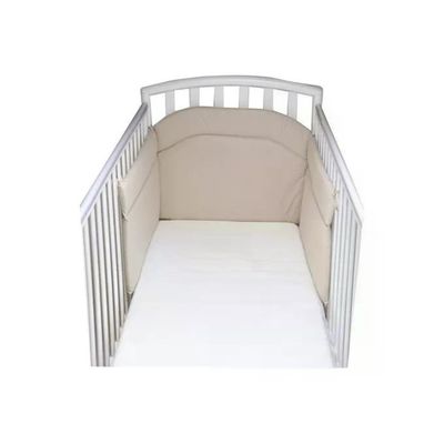 Baby Idea P-250BC Paracolpi per Lettino a 3 Lati, Cotone Bianco