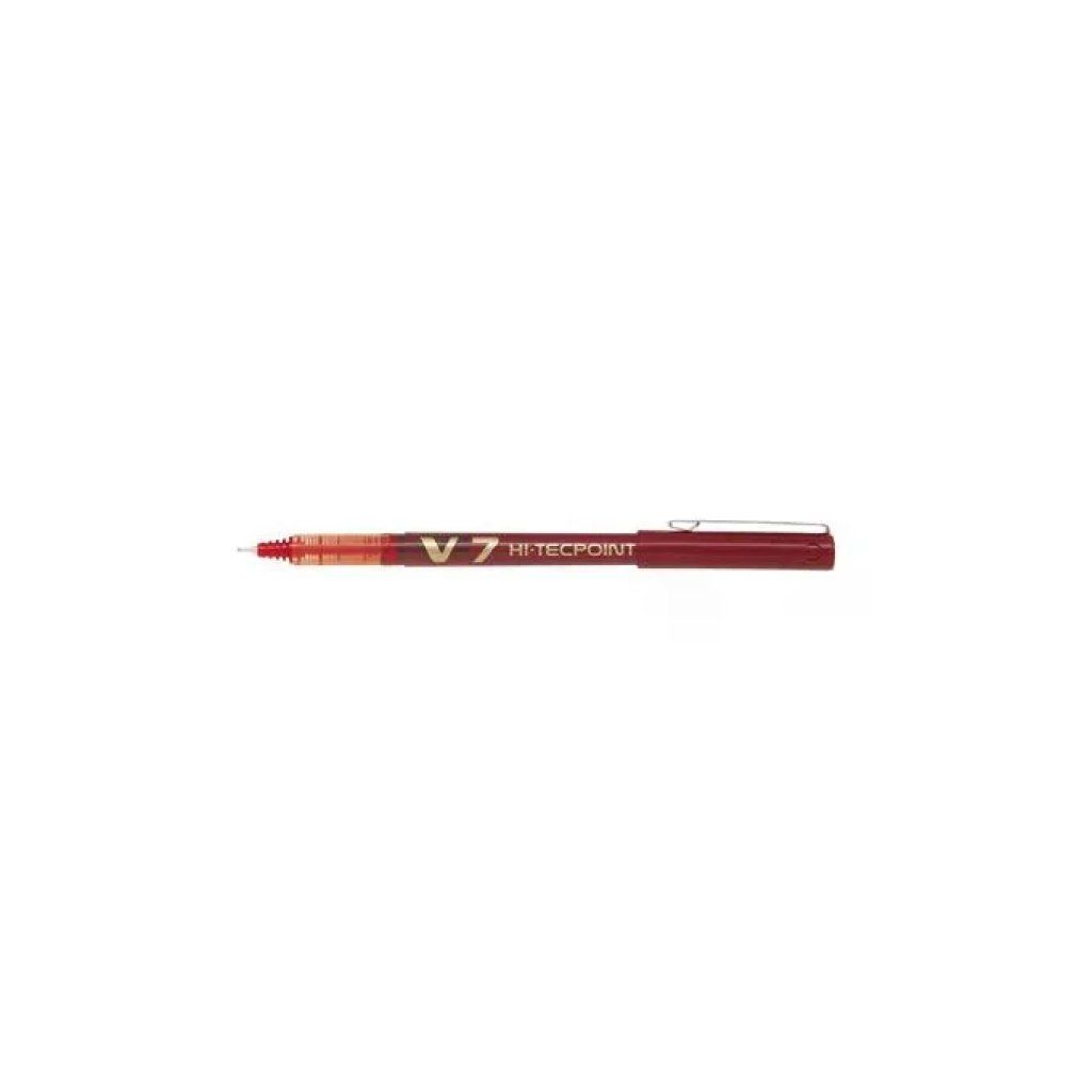 Pilot V7 Hi-Tecpoint Roller Rosso – Confezione da 12