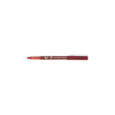 Pilot V7 Hi-Tecpoint Roller Rosso – Confezione da 12