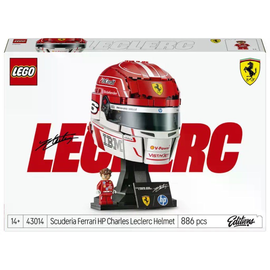 LEGO 43014 Casco di Charles Leclerc – Scuderia Ferrari HP